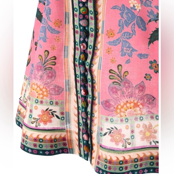 Zimmermann Ginger Buttoned Mini Dress | AU Size 2 - Picture 3 of 13